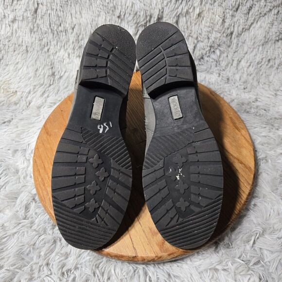 Sporto Womens Size 10-11M Jenny Faux Suede Lace-Up Ankle Grey Combat Boots - Picture 6 of 11